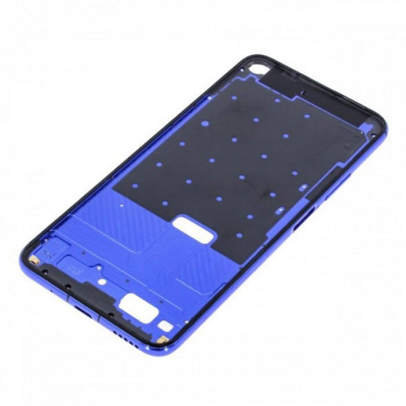 Рамка дисплея для Huawei Honor 20 (YAL-L21) Nova 5T (YALE-L61A) (средняя часть в сборе) (Синяя)