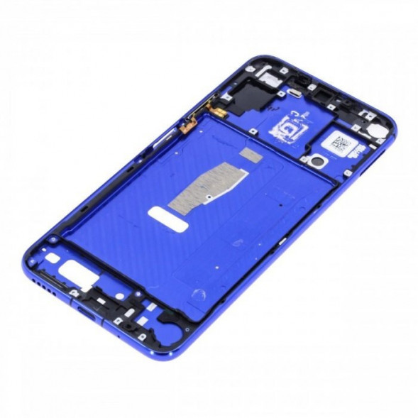 Рамка дисплея для Huawei Honor 20 (YAL-L21) Nova 5T (YALE-L61A) (средняя часть в сборе) (Синяя)