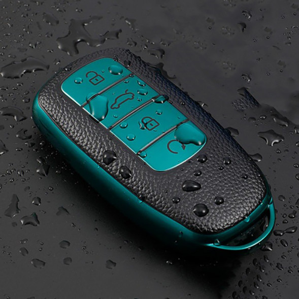 Чехол для ключа Omoda C5, Chery Tiggo 8 Pro, Tiggo 8 plus, 5 Plus, 7 Pro (Зеленый)