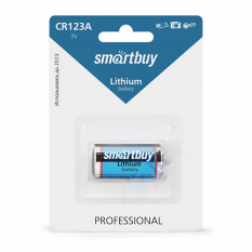 Батарейка SmartBuy CR123-1BL Lithium