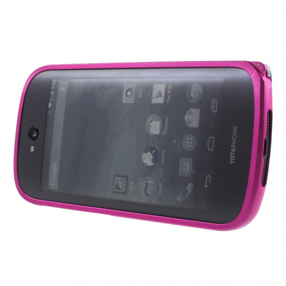 Алюминиевый бампер для YotaPhone 2 (розовый)