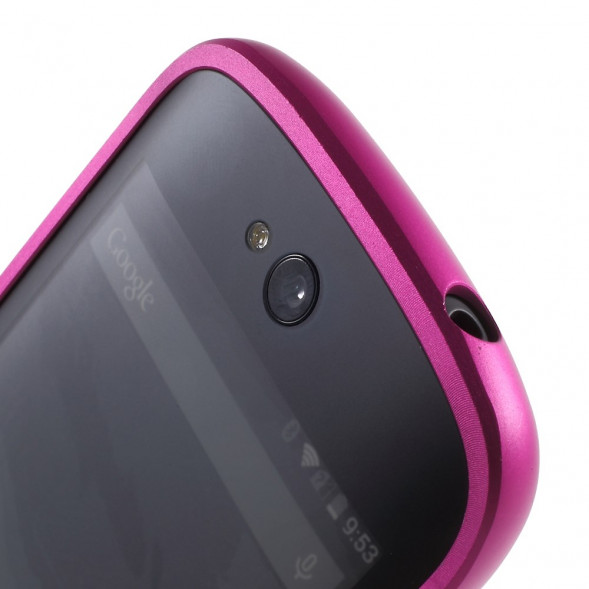 Алюминиевый бампер для YotaPhone 2 (розовый)