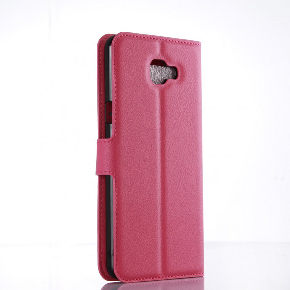 Чехол книжка с визитницей для Samsung Galaxy A9 (2016) (Малиновый)