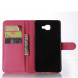 Чехол книжка с визитницей для Samsung Galaxy A9 (2016) (Малиновый)