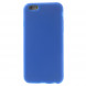 Силиконовый чехол накладка для iPhone 6, 6S (Синий)