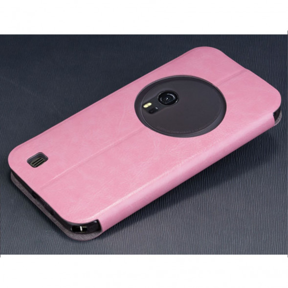 Чехол книжка Mofi для Asus Zenfone Zoom ZX551ML, ZX550ML (Розовый)