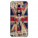 Текстурный TPU чехол накладка для Samsung Galaxy A7 (2016) SM-A710F (Флаг Великобритании)