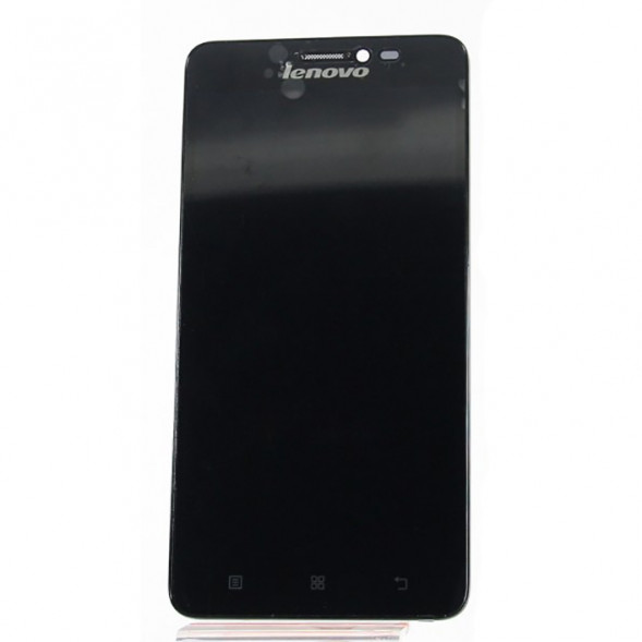 Дисплей для Lenovo S850 в рамке (Черный)