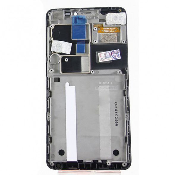 Дисплей для Lenovo S850 в рамке (Черный)