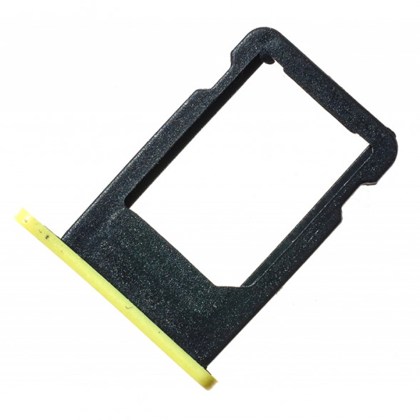 Контейнер - лоток SIM для iPhone 5C (Желтый)