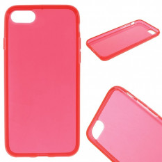 Силиконовый TPU накладка чехол для iPhone 7 (Красный)