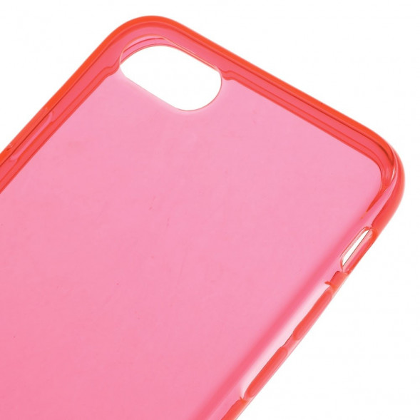 Силиконовый TPU накладка чехол для iPhone 7 (Красный)