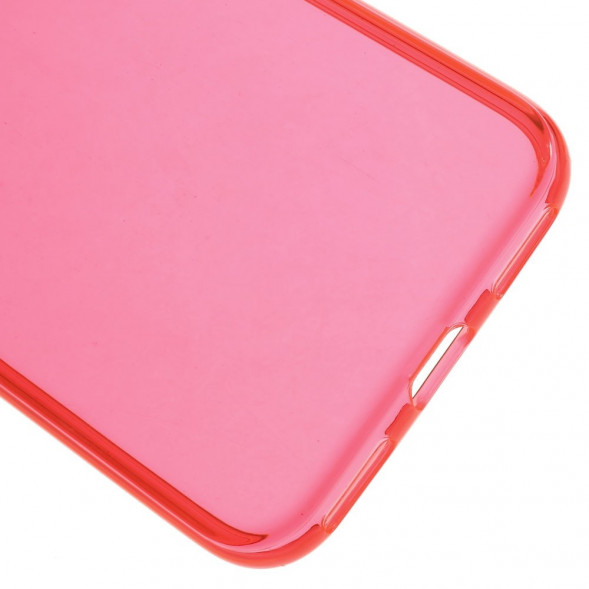 Силиконовый TPU накладка чехол для iPhone 7 (Красный)