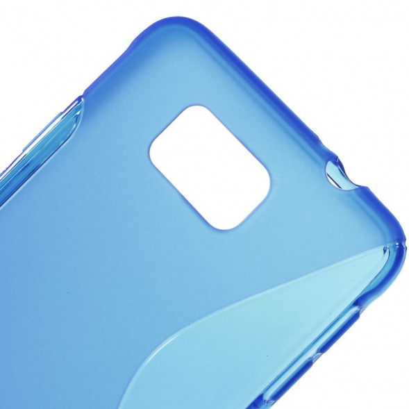 Антискользящий чехол для Samsung Galaxy Alpha G850 (Синий)