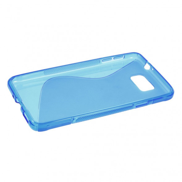 Антискользящий чехол для Samsung Galaxy Alpha G850 (Синий)