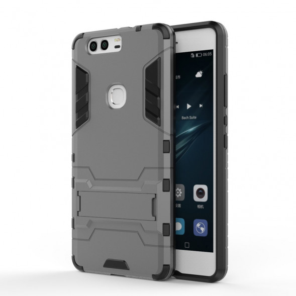 Чехол Duty Armor с подставкой для Huawei Honor V8 (серый)
