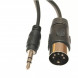 DIN 5 Pin - Stereo 3,5 mm B1,5 m кабель переходник