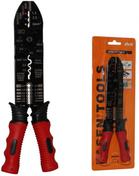 FS-1 Кримпер многофункциональный для зачистки проводов и обжима кабельных наконечников