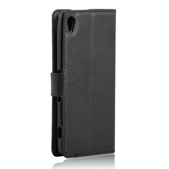 Чехол с визитницей для Sony Xperia XA, XA Dual F3111, F3112 (черный)
