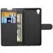 Чехол с визитницей для Sony Xperia XA, XA Dual F3111, F3112 (черный)