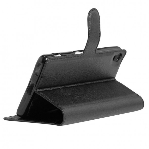 Чехол с визитницей для Sony Xperia XA, XA Dual F3111, F3112 (черный)