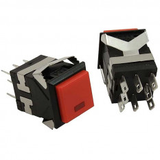 KD2-22BRG (PSW-22 БФЧК) Переключатель кнопочный (красный)