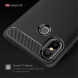 Чехол Carbon Fibre для Xiaomi Mi 8 (черный)