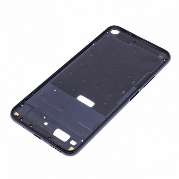 Рамка дисплея для Huawei Honor 20 (YAL-L21) Nova 5T (YALE-L61A) (средняя часть в сборе) (Черная)