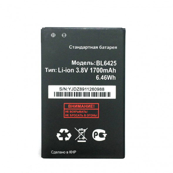 Аккумулятор BL6427 для Fly FS407 Stratus 6