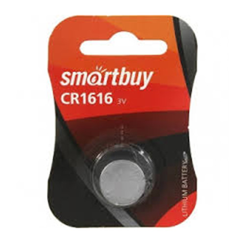 Батарейка SmartBuy CR1616-1BL 3В (1/12/72)