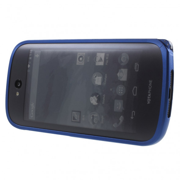 Алюминиевый бампер для Yotaphone 2 (синий)