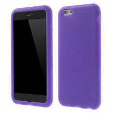 Силиконовый чехол накладка для iPhone 6, 6S (Фиолетовый)