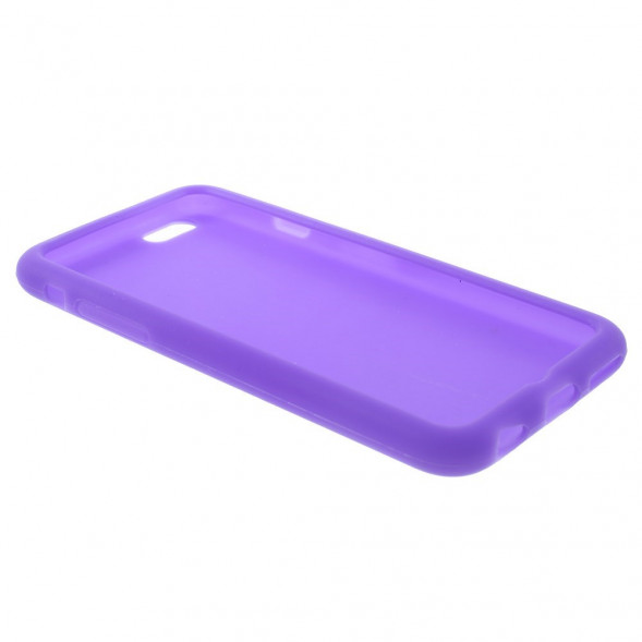 Силиконовый чехол накладка для iPhone 6, 6S (Фиолетовый)