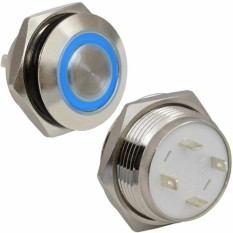 Кнопка антивандал. GQ16TF-10E/B/N off-(on)