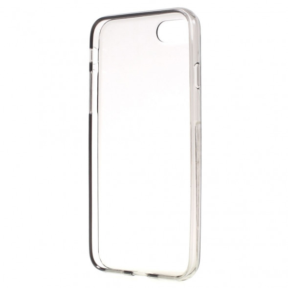 Силиконовый TPU накладка чехол для iPhone 7 (Серый)