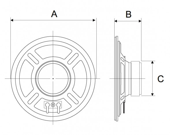 YD103-58P 4W 8ohm Динамик