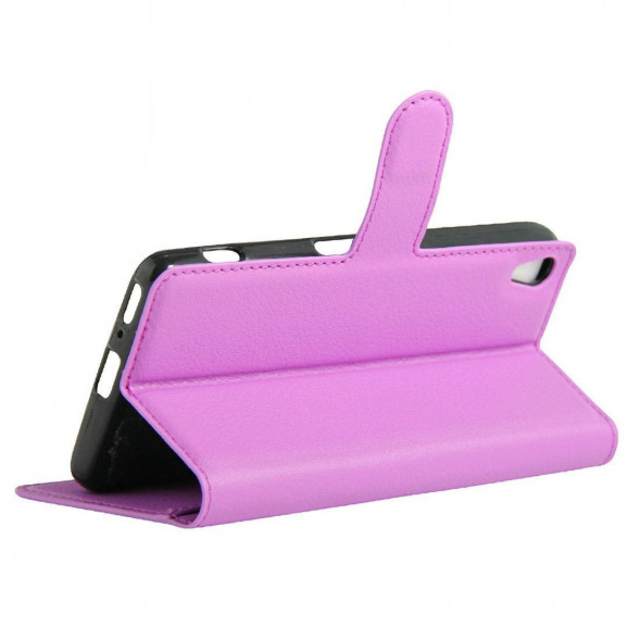 Чехол с визитницей для Sony Xperia XA, XA Dual F3111, F3112 (фиолетовый)