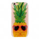Силиконовый чехол с рисунком для iPhone 6, 6S (Веселый ананас)