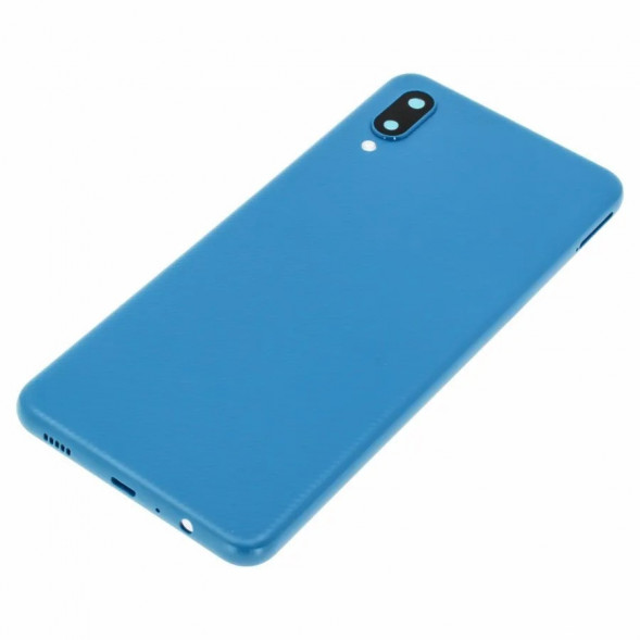 Задняя крышка корпус для Samsung Galaxy A02 SM-A022F (Синяя)
