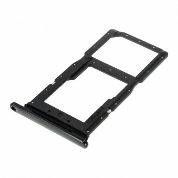 Держатель сим карты лоток для Huawei Honor 9X, Honor 9X Premium (Черный)