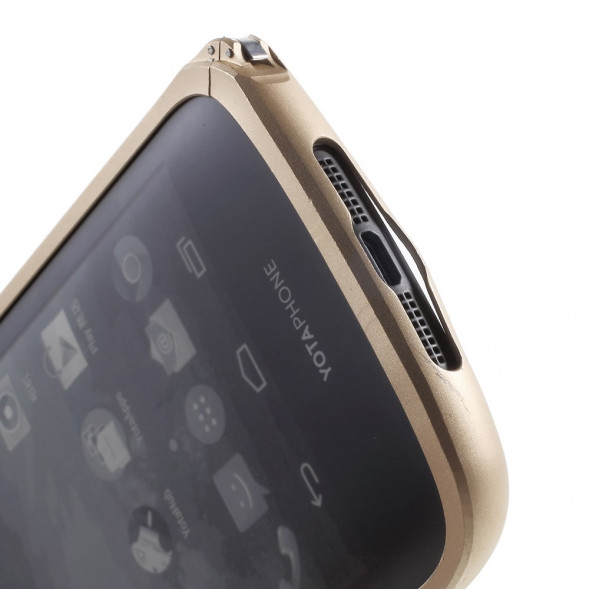 Алюминиевый бампер для Yotaphone 2 (золотой)