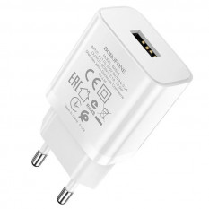 Адаптер, зарядное устройство 100-240V, 2.1A BOROFONE BA52A Белый