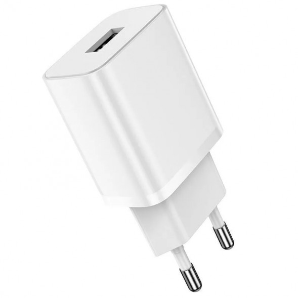 Адаптер, зарядное устройство 100-240V, 2.1A BOROFONE BA52A Белый