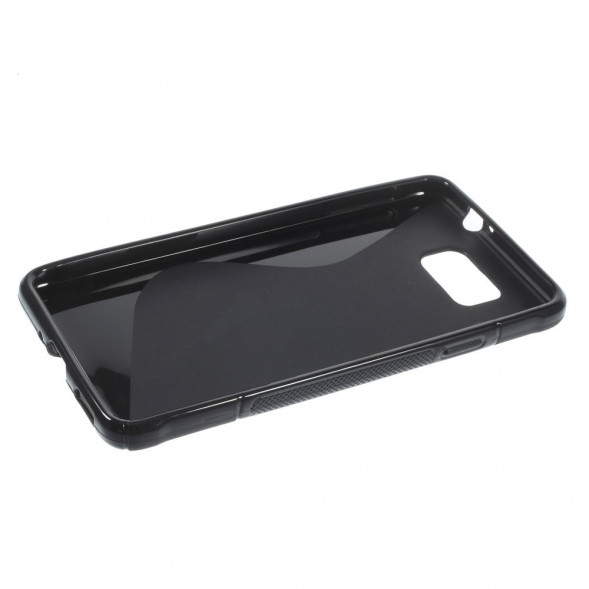 Антискользящий чехол для Samsung Galaxy Alpha G850 (Черный)