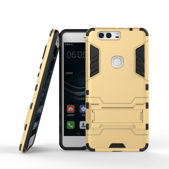 Чехол Duty Armor с подставкой для Huawei Honor V8 (золото)