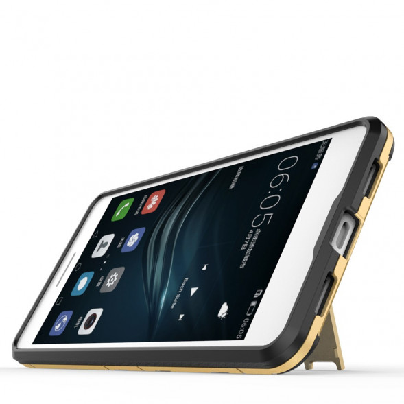 Чехол Duty Armor с подставкой для Huawei Honor V8 (золото)