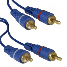 Аудио/Видео шнур 2 RCA - 2 RCA BL 3m