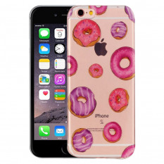 Силиконовый чехол с рисунком для iPhone 6, 6S (Пончики)