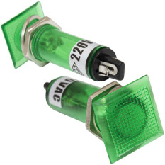 Неоновая лампочка в корпусе N-826-G 220V