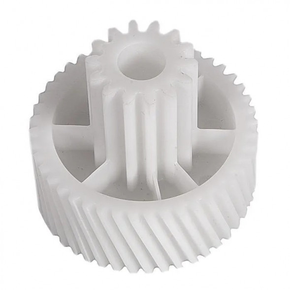 Шестерня мясорубки Kenwood KW715563 MG350/360 средняя, Д-55/28мм, зубья 27/10шт. (Косой/прямой) ШЕСТ074